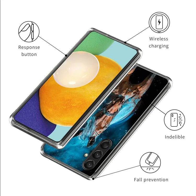 For Samsung Galaxy A16 5G Case Shock-Absorbent TPU Pattern Printed Phone Cover