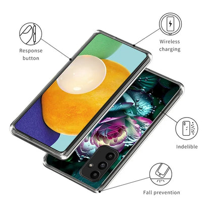 For Samsung Galaxy A15 4G / 5G Case Shock-Absorbent TPU Pattern Printed Phone Cover