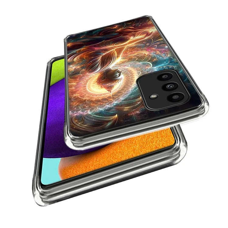 For Samsung Galaxy A15 4G / 5G Case Shock-Absorbent TPU Pattern Printed Phone Cover
