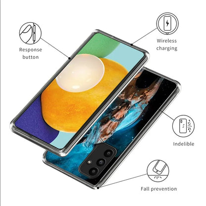 For Samsung Galaxy A15 4G / 5G Case Shock-Absorbent TPU Pattern Printed Phone Cover