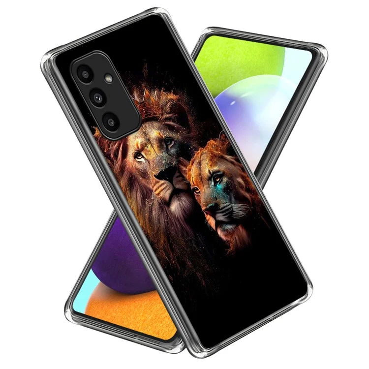 For Samsung Galaxy A15 4G / 5G Case Shock-Absorbent TPU Pattern Printed Phone Cover