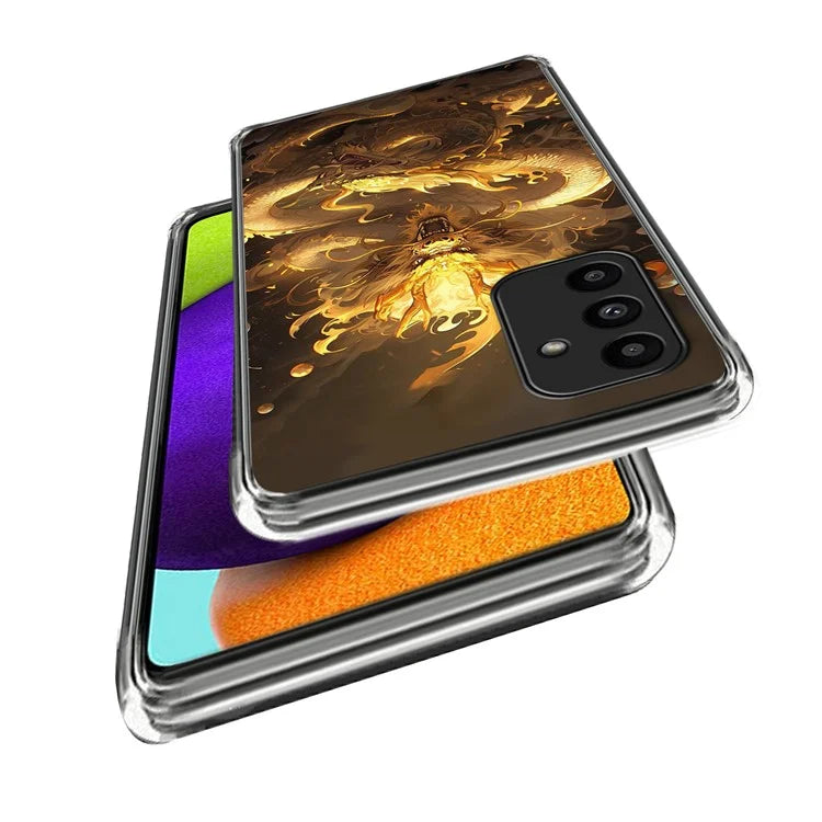 For Samsung Galaxy A15 4G / 5G Case Shock-Absorbent TPU Pattern Printed Phone Cover