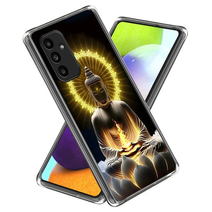 For Samsung Galaxy A15 4G / 5G Case Shock-Absorbent TPU Pattern Printed Phone Cover