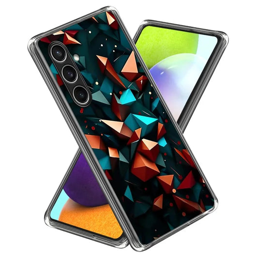 For Samsung Galaxy S24 FE Case Shock-Absorbent TPU Pattern Printed Phone Cover