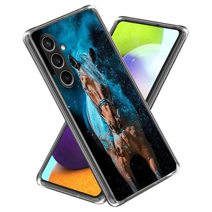 For Samsung Galaxy S24 FE Case Shock-Absorbent TPU Pattern Printed Phone Cover