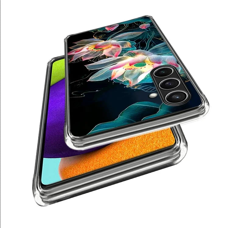 For Samsung Galaxy S24 FE Case Shock-Absorbent TPU Pattern Printed Phone Cover