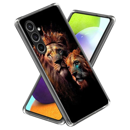 For Samsung Galaxy S24 FE Case Shock-Absorbent TPU Pattern Printed Phone Cover