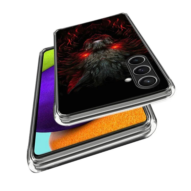 For Samsung Galaxy S24 FE Case Shock-Absorbent TPU Pattern Printed Phone Cover