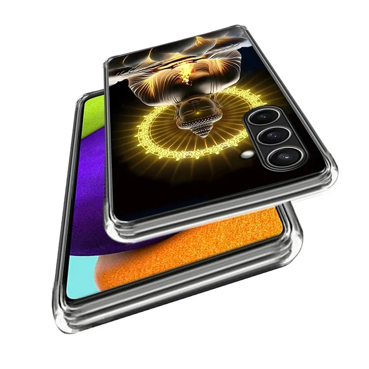 For Samsung Galaxy S24 FE Case Shock-Absorbent TPU Pattern Printed Phone Cover