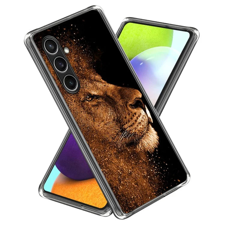 For Samsung Galaxy S24 FE Case Shock-Absorbent TPU Pattern Printed Phone Cover