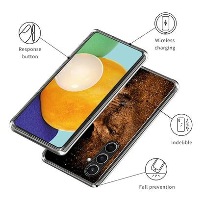For Samsung Galaxy S24 FE Case Shock-Absorbent TPU Pattern Printed Phone Cover