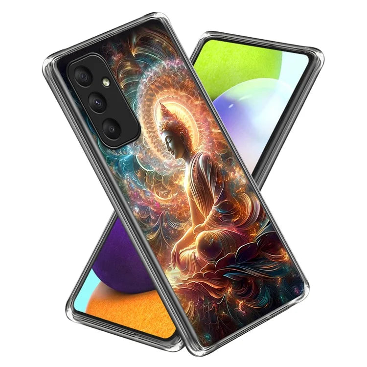 For Samsung Galaxy A55 5G Case Shock-Absorbent TPU Pattern Printed Phone Cover