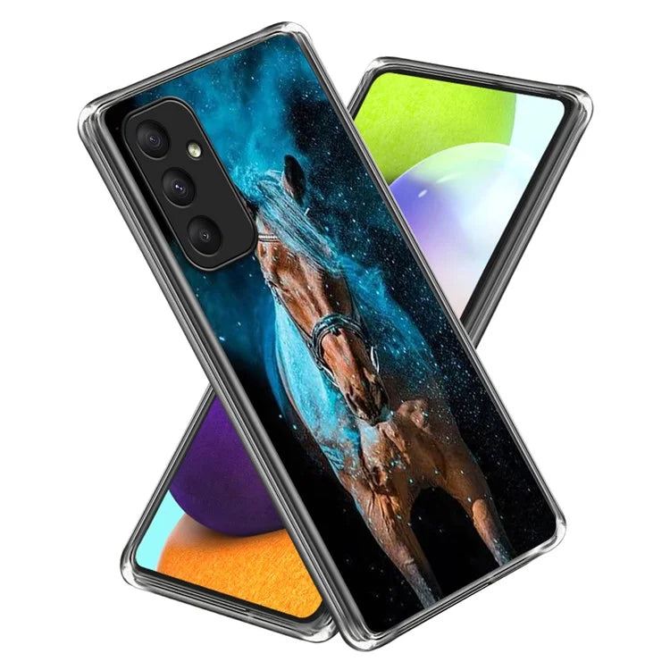 For Samsung Galaxy A55 5G Case Shock-Absorbent TPU Pattern Printed Phone Cover