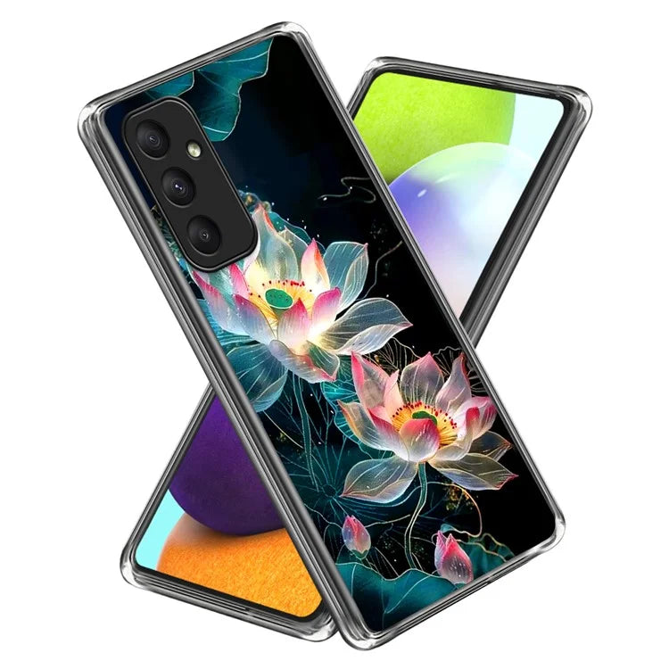For Samsung Galaxy A55 5G Case Shock-Absorbent TPU Pattern Printed Phone Cover