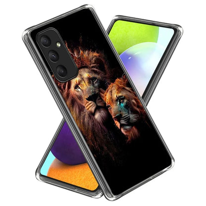 For Samsung Galaxy A55 5G Case Shock-Absorbent TPU Pattern Printed Phone Cover