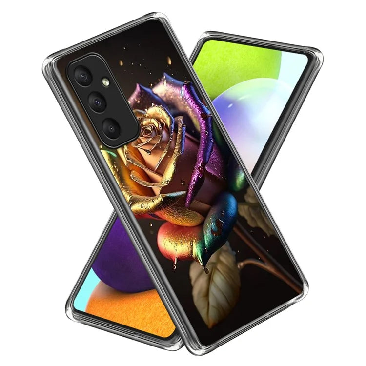 For Samsung Galaxy A55 5G Case Shock-Absorbent TPU Pattern Printed Phone Cover