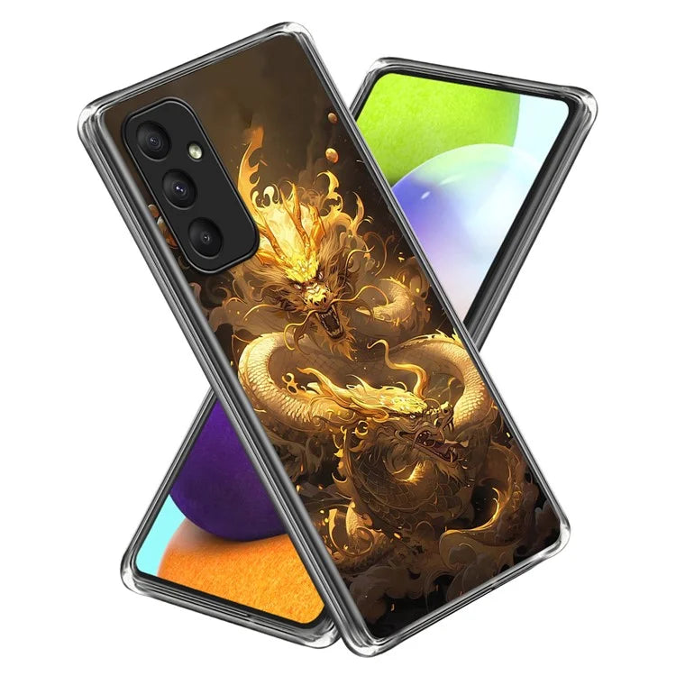 For Samsung Galaxy A55 5G Case Shock-Absorbent TPU Pattern Printed Phone Cover
