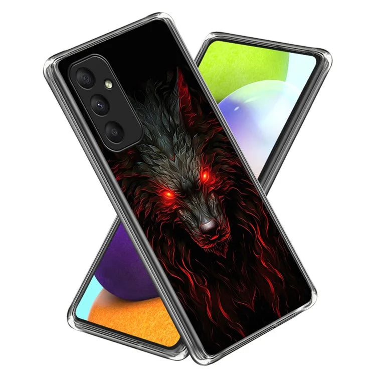 For Samsung Galaxy A55 5G Case Shock-Absorbent TPU Pattern Printed Phone Cover