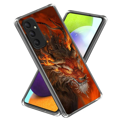 For Samsung Galaxy A55 5G Case Shock-Absorbent TPU Pattern Printed Phone Cover