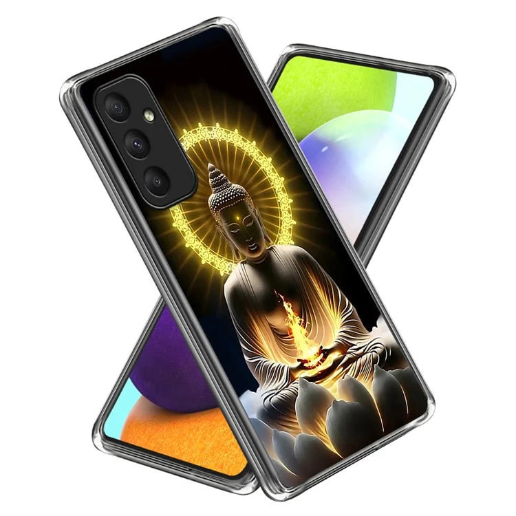 For Samsung Galaxy A55 5G Case Shock-Absorbent TPU Pattern Printed Phone Cover