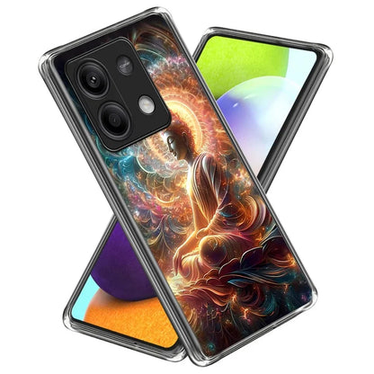 For Xiaomi Redmi Note 13 5G Case Shock-Absorbent TPU Pattern Printed Phone Cover