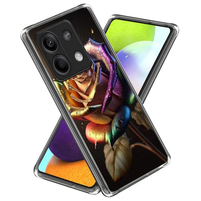 For Xiaomi Redmi Note 13 5G Case Shock-Absorbent TPU Pattern Printed Phone Cover