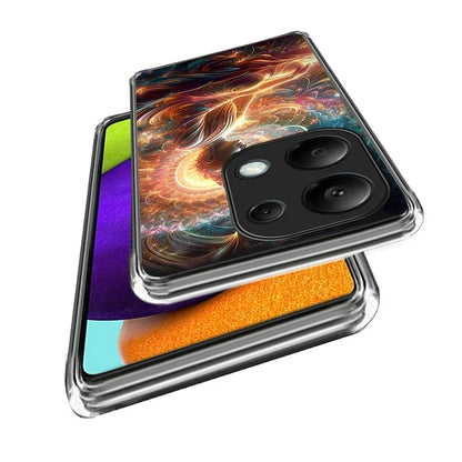 For Xiaomi Redmi Note 13 Pro 4G  /  Xiaomi Poco M6 Pro 4G Case Shock-Absorbent TPU Pattern Printed Phone Cover