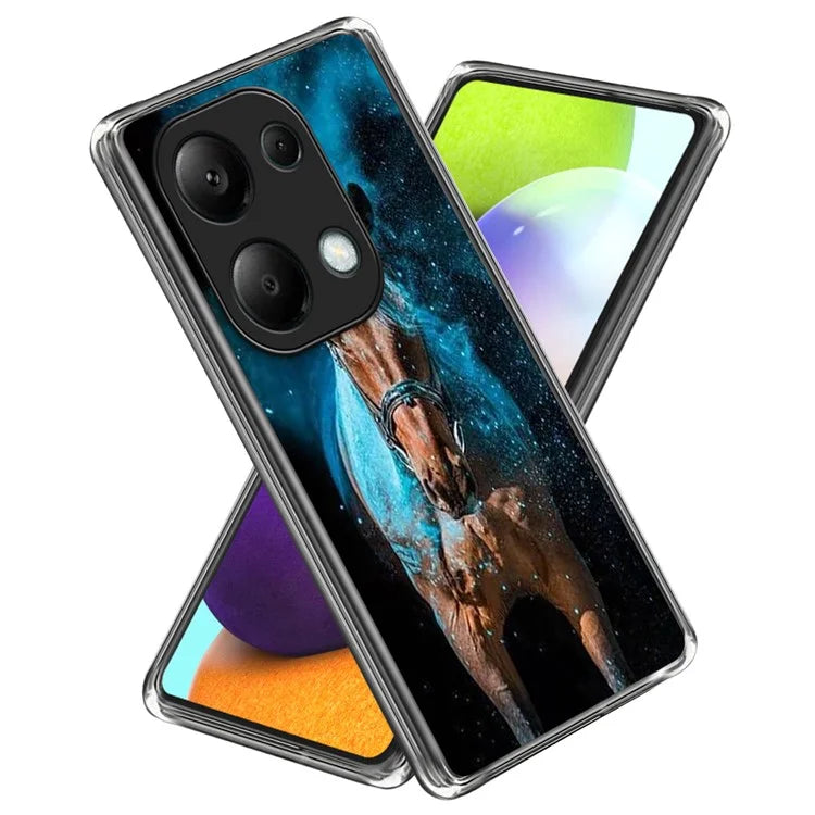 For Xiaomi Redmi Note 13 Pro 4G  /  Xiaomi Poco M6 Pro 4G Case Shock-Absorbent TPU Pattern Printed Phone Cover