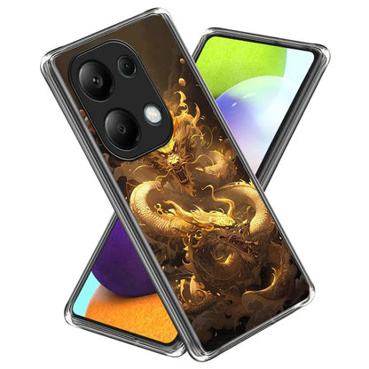 For Xiaomi Redmi Note 13 Pro 4G  /  Xiaomi Poco M6 Pro 4G Case Shock-Absorbent TPU Pattern Printed Phone Cover
