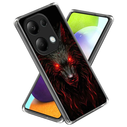 For Xiaomi Redmi Note 13 Pro 4G  /  Xiaomi Poco M6 Pro 4G Case Shock-Absorbent TPU Pattern Printed Phone Cover