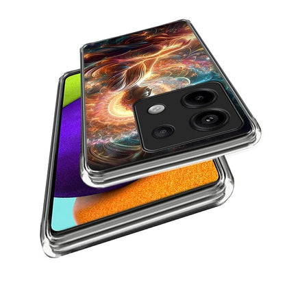 For Xiaomi Redmi Note 13 Pro 5G  /  Xiaomi Poco X6 5G Case Shock-Absorbent TPU Pattern Printed Phone Cover