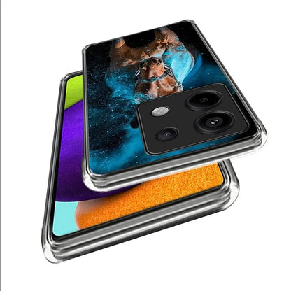 For Xiaomi Redmi Note 13 Pro 5G  /  Xiaomi Poco X6 5G Case Shock-Absorbent TPU Pattern Printed Phone Cover