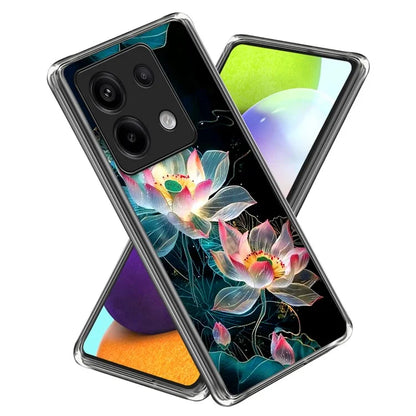 For Xiaomi Redmi Note 13 Pro 5G  /  Xiaomi Poco X6 5G Case Shock-Absorbent TPU Pattern Printed Phone Cover