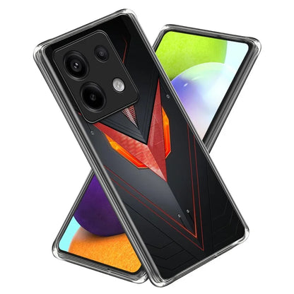 For Xiaomi Redmi Note 13 Pro 5G  /  Xiaomi Poco X6 5G Case Shock-Absorbent TPU Pattern Printed Phone Cover