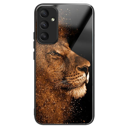 For Samsung Galaxy A35 5G Case Tempered Glass TPU Drop-Proof Phone Cover Pattern Printing