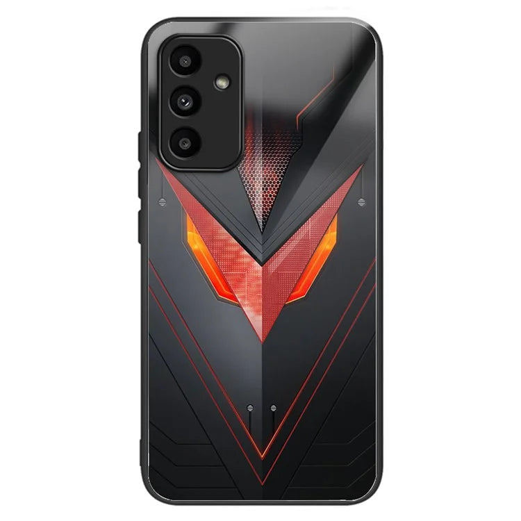 For Samsung Galaxy A15 4G / 5G Case Tempered Glass TPU Drop-Proof Phone Cover Pattern Printing