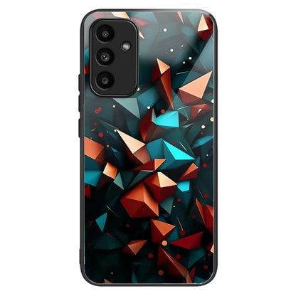 For Samsung Galaxy A15 4G / 5G Case Tempered Glass TPU Drop-Proof Phone Cover Pattern Printing