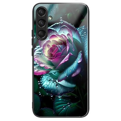 For Samsung Galaxy A16 5G Case Tempered Glass TPU Drop-Proof Phone Cover Pattern Printing