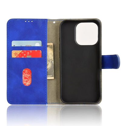 For iPhone 16 Pro Leather Case Skin-Feel Anti-Drop Wallet Flip Phone Cover