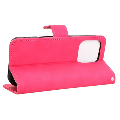 For iPhone 16 Pro Leather Case Skin-Feel Anti-Drop Wallet Flip Phone Cover