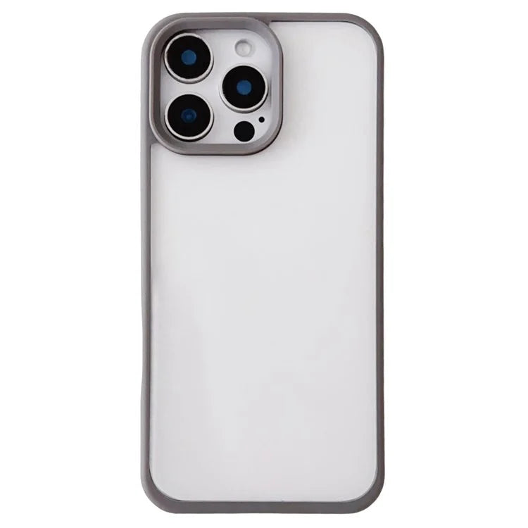 For iPhone 16 Pro Max Case TPU+PC Crystal Clear Back Cover with Lanyard Holes