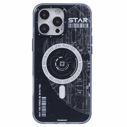 YOUNGKIT Interstellar Series for iPhone 16 Pro Case Compatible with MagSafe IMD TPU Phone Cover