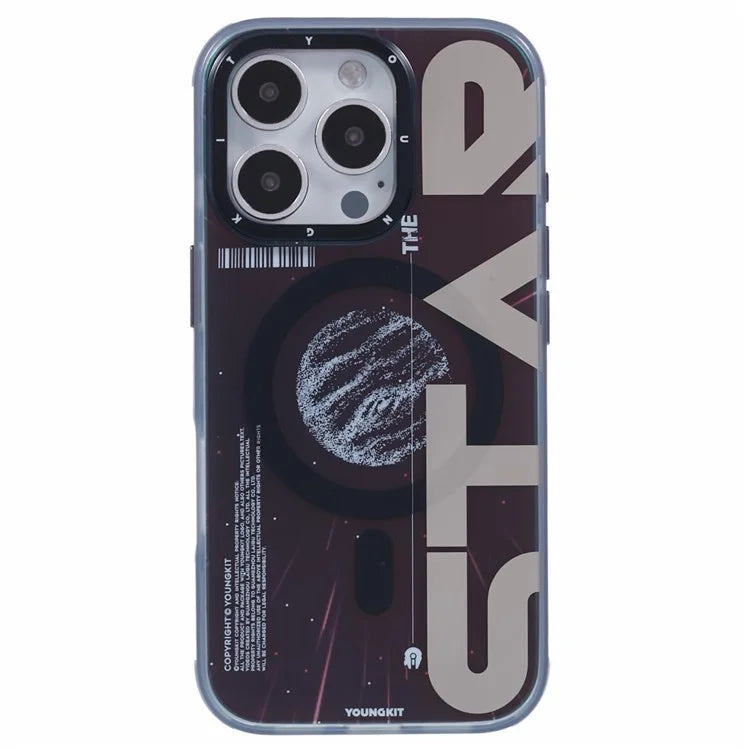 YOUNGKIT Interstellar Series for iPhone 16 Pro Case Compatible with MagSafe IMD TPU Phone Cover