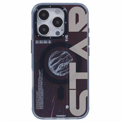 YOUNGKIT Interstellar Series for iPhone 16 Pro Case Compatible with MagSafe IMD TPU Phone Cover