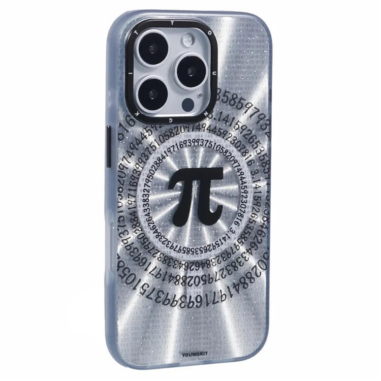 YOUNGKIT Mathematical Series for iPhone 16 Pro Case Compatible with MagSafe IMD TPU Back Cover