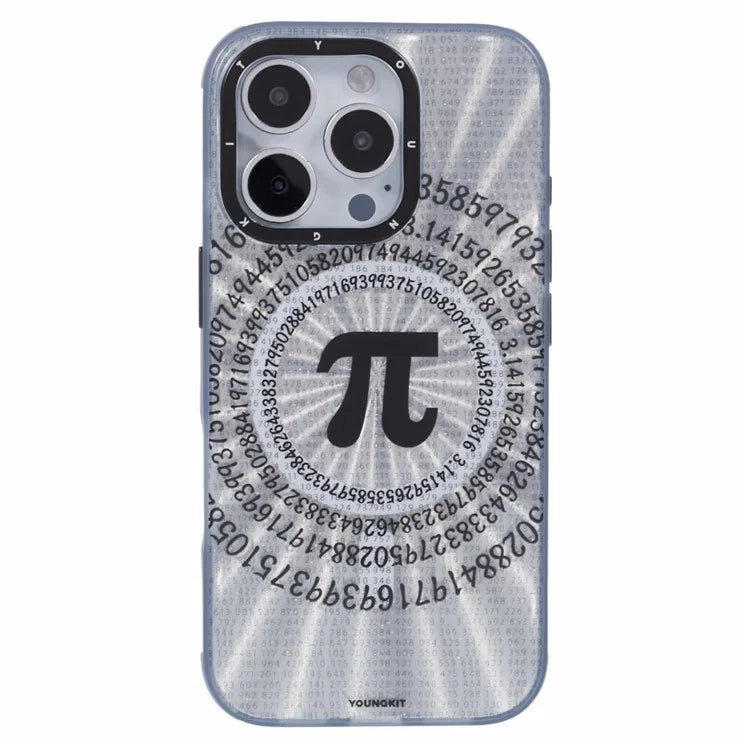 YOUNGKIT Mathematical Series for iPhone 16 Pro Case Compatible with MagSafe IMD TPU Back Cover