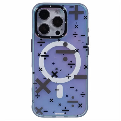 YOUNGKIT Mathematical Series for iPhone 16 Pro Case Compatible with MagSafe IMD TPU Back Cover