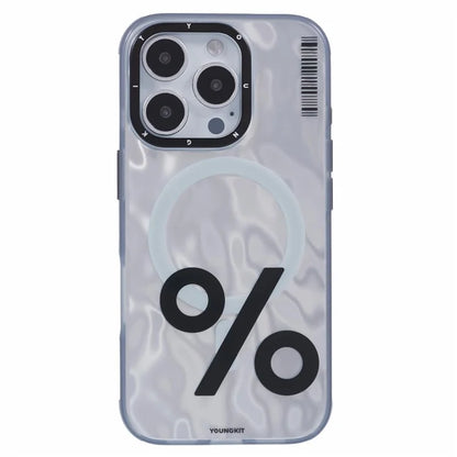 YOUNGKIT Mathematical Series for iPhone 16 Pro Case Compatible with MagSafe IMD TPU Back Cover