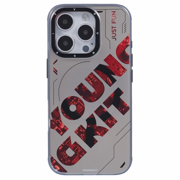 YOUNGKIT Future Series for iPhone 16 Pro Case Compatible with MagSafe IMD TPU Anti-Scratch Cover