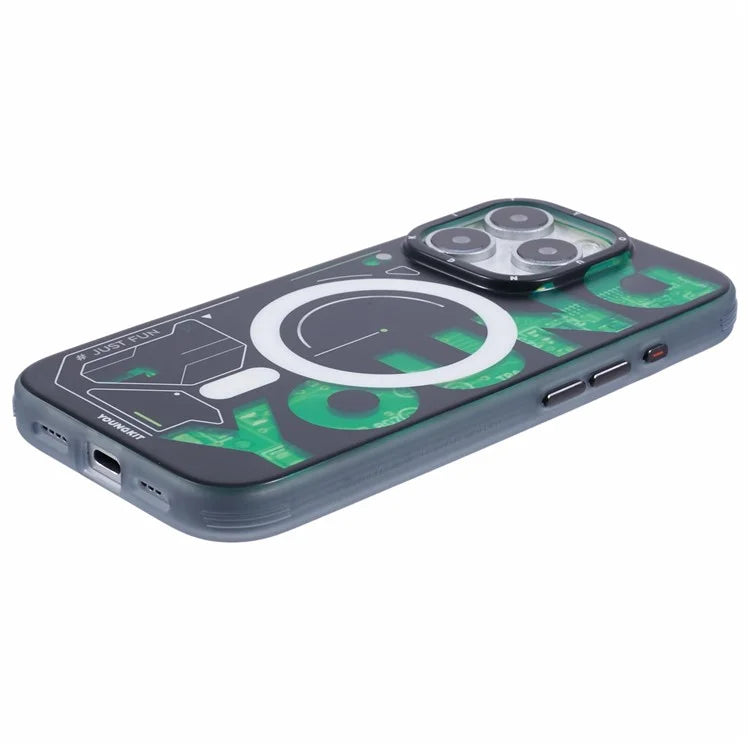 YOUNGKIT Future Series for iPhone 16 Pro Case Compatible with MagSafe IMD TPU Anti-Scratch Cover